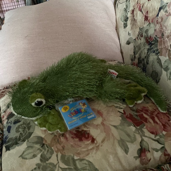 GANZ STUFFED GECKO LIZARD NWT WEBKINZ COLLECTION #HM186 COLLECTIBLE CONDITION - Picture 2 of 9